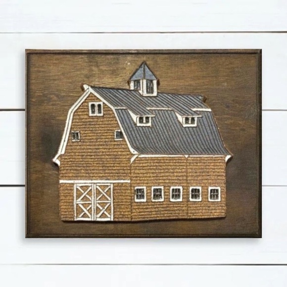 Vintage Other - Victoria Littlejohn Hanging Wood Wall Art